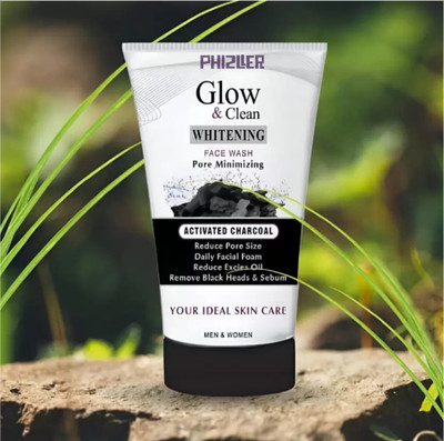phizller Activated Charcoal  – Glow, Whiten, and Minimize Pores charcoal Face Wash(100 g)