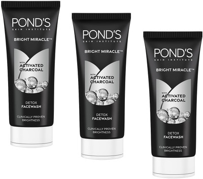 POND's Detox Daily Exfoliating & Brightening Cleanser 100g Face Wash(300 g)