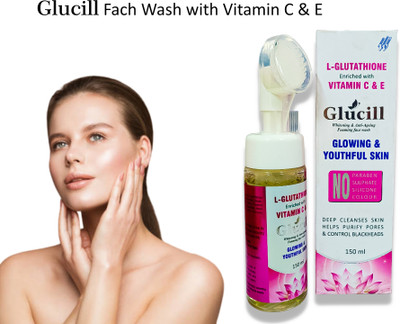 GLUCILL  - Cleanse Skin Gently AND Reduce Acne Marks Face Wash(150 ml)