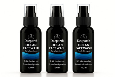 Deeparth Ocean Facewash - Cleanse and Energize Skin Pack_3 Face Wash(100 ml)