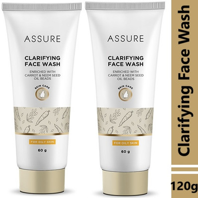 ASSURE Clarifying  Innovative Neem seed and Carrot seed oil beads Face Wash(120 g)