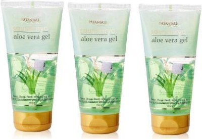 PATANJALI Saundarya Aloe Vera Gel (150 ML) - Pack of 3 Face Wash(150 ml)