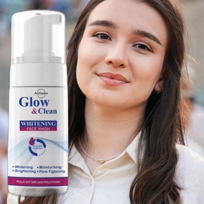 ACTIWOW Glow & Clean Whitening Fresh Removal | Glow and Clear Face Wash(150 ml)