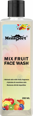 Mensport Mix Fruit Deep Cleansing /Fash Cleanser For Skin Glow Pack 1 of 200ML Face Wash(200 ml)