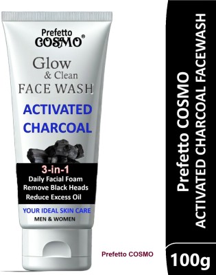 Prefetto COSMO Love Your Skin with Charcoal Face Wash(100 g)