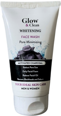 WIKI GLOW AND CLEAN CHARCOAL FACEWASH WHITENING TREATMENT Face Wash(100 g)