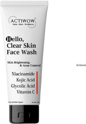 ACTIWOW Hello  Herbal Daily Fresh Foam for Radiant Skin Face Wash(100 ml)