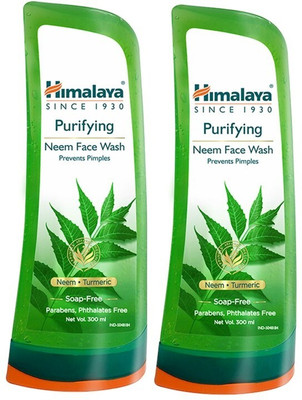 HIMALAYA purifying neem face wash 300ml(pack of 2) | Face Wash(600 ml)