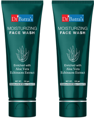 Dr Batra's  Moisturizing -200ml (100ml Each) - Pack of 2 Face Wash(200 ml)