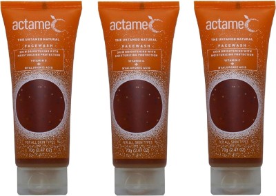 actame C  Gel 70 g ( Pack of 3) ( Vitamin C ) Face Wash(210 g)