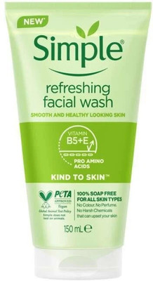 Simple Kind To Skin Refreshing Facial Gel Wash - 150ml Face Wash(150 ml)