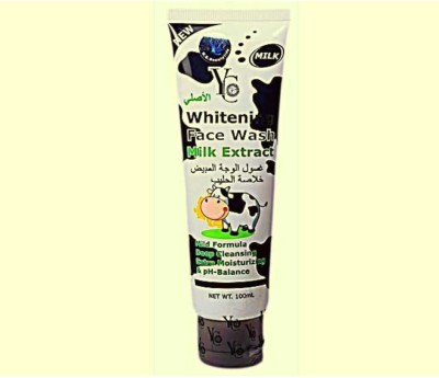 Isanish ajsy Goat Milk skin Whiteing face wash for women 100ml Face Wash(100 ml)