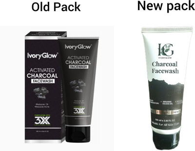 IVORYGLOW CHARCOAL FACE WASH PACK OF 2 Face Wash(200 ml)
