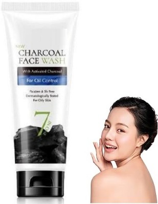 HUZURLU Anti Pollution Charcoal  for men and women Face Wash(100 g)