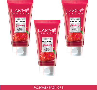 Lakmé Blush & Glow Strawberry Freshness Face Wash(300 g)