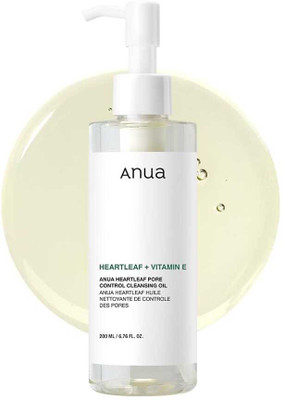 ANUA heartleaf+vitamin E pore control cleansing oil Face Wash(200 g)