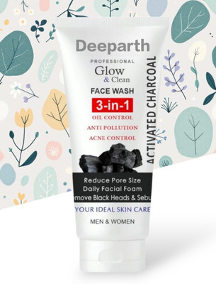 Deeparth 3 in 1 Activated Charcoal Fresh Renewal Face Wash(150 g)