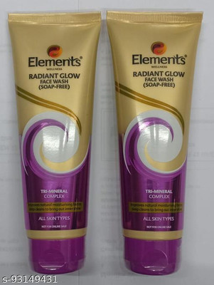 Element Radiant Glow 200ml (Pack of 2X100ml) Face Wash(200 g)