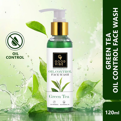 GOOD VIBE Oil Control  green Tea 120ml Face Wash(120 ml)
