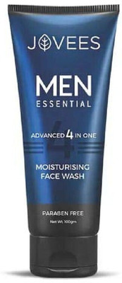 JOVEES Men Essential Advanced 4 in 1 Moisturising  (100ml) Face Wash(100 ml)