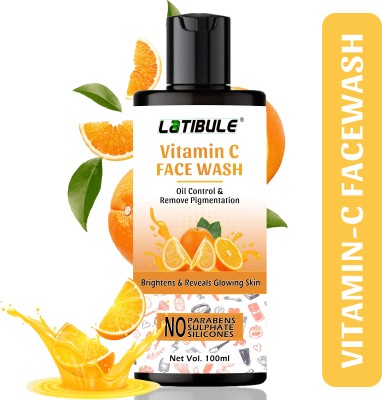 Latibule Vitamin C Facewash for Skin Glowing Skin Dark spots & Hyperpigmentation Face Wash(100 ml)
