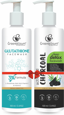 greenblosum Activated Charcoal Face Wash(100 ml)