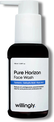 Willingly Kojic, Turmeric and Salicylic  for Bright Skin Face Wash(100 ml)