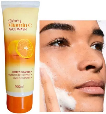 HUZURLU Vitamin C Gel  for for dry/radiant/glowing skin Face Wash(100 ml)