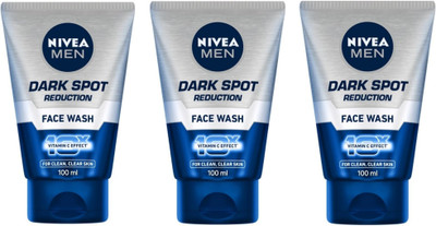NIVEA Dark Spot Reduction - 100ml (Pack of 3) Face Wash(300 ml)