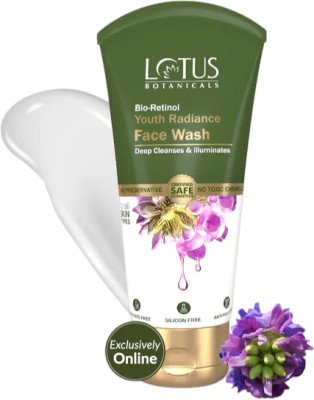 Lotus Botanicals Bio-Retinol Youth Radiance Anti-Ageing  Face Wash(100 ml)
