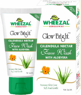 WHEEZAL Calendula Nectar  With Aloevera For Skin Care Soft & Gentle Face Wash(60 ml)