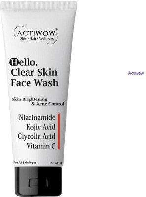 ACTIWOW Hello  with Tea Tree Oil for Smooth Fresh Face Face Wash(100 ml)