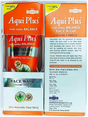 aqui plus HAPDCO AQUIi PLUS-PURE HERBAL BALANCE FACEWASH . Face Wash(49 g)