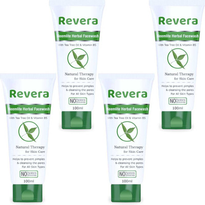 DOOMSDAY REVERA NEELITE FACEWASH FOR NATURAL GLOWING SKIN PACK OF 100ml x 4 Face Wash(400 ml)