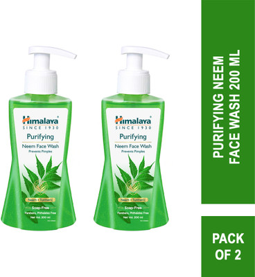 HIMALAYA Purifying Neem|Clinically proven to fight against acne and pimples|100% naturally derived Neem for both men and women Face Wash(400 ml)