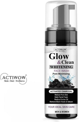 ACTIWOW Glow & Clean Aqua Infusion Foam Wash L02 Face Wash(150 ml)