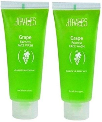 JOVEES CLARIFYING GRAPE FAIRNESS FACE WASH (120 ml) (pack of 2) Face Wash(120 ml)