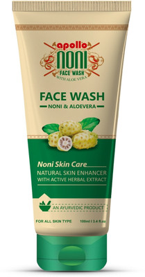 Apollo Noni Noni Facewash | Fights Acne & Pimple Control | Removes Dirt & Excess Oil | Enriched with Noni & Aloe Vera For Brightening & Hydrating  Face Wash(100 ml)