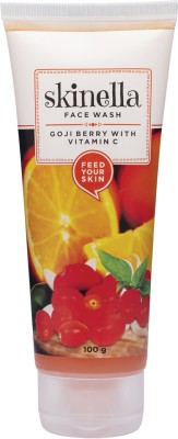 SKINELLA Goji Berry With Vitamin C Facewash 100g Face Wash(100 g)