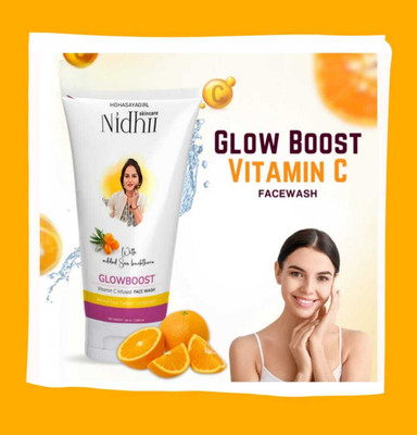 HGHASAYAGIRL NIDHI SKINCARE Glow Boost Vitamin C vv Face Wash(100 g)