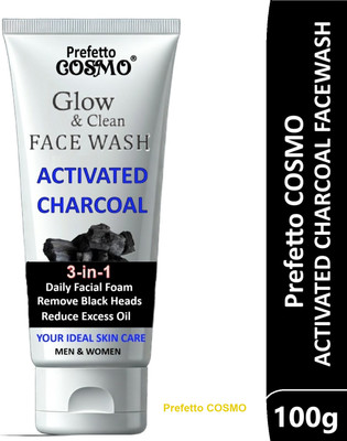 Prefetto COSMO Detox and Purify with Charcoal Face Wash(100 g)