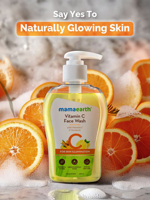 Mamaearth Vitamin C for Skin Glow & Illumination With Turmeric Face Wash(250 ml)