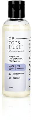 deconstruct Oil Control Face wash 0.5% Salicylic Acid +1% Niacinamide | For Acne and Pimples Face Wash