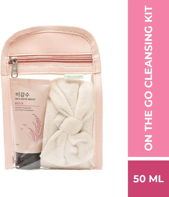 The Face Shop Rice Water Bright Foaming Cleanser,  for glowing skin & even skin tone Face Wash(50 ml)