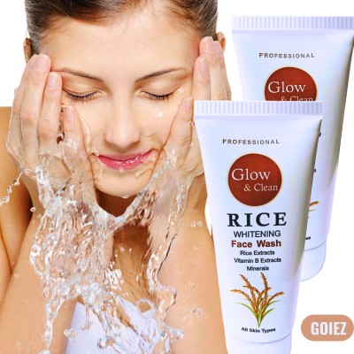 GOIEZ Rice  Pure Glow Daily Radiance and Hydration Cleanser Face Wash(200 ml)