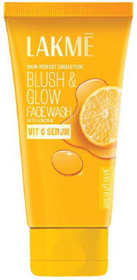 Lakmé Blush & Glow Lemon Freshness Gel  with Lemon Extracts Face Wash(100 g)