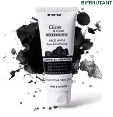 BIFRRUTANT Charcoal Gel  - Removes Dirt & Impurities for Pore Cleansing Face Wash(100 ml)