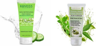 Kryoss Skin Refreshing And Neem  (150 + 100 ml) Face Wash(100 ml)
