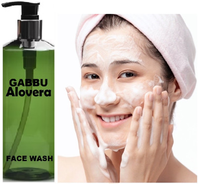 GABBU Aloevera Moisturising - Clears Blackheads  Face Wash(200 ml)