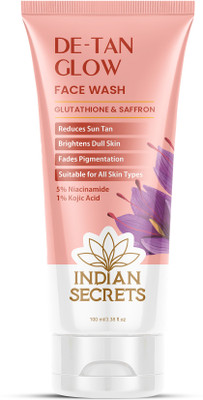 Indian Secrets De-Tan Glow For Brightening & Glowing Skin Face Wash(110 ml)